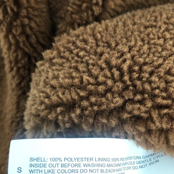 1 Sunset Lane Teddy Jacket Size Small - Picture 5 of 7